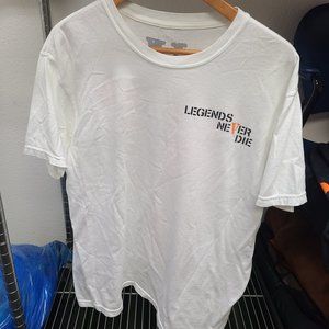 Used Juice Wrld x Vlone Butterfly T-Shirt White Size L